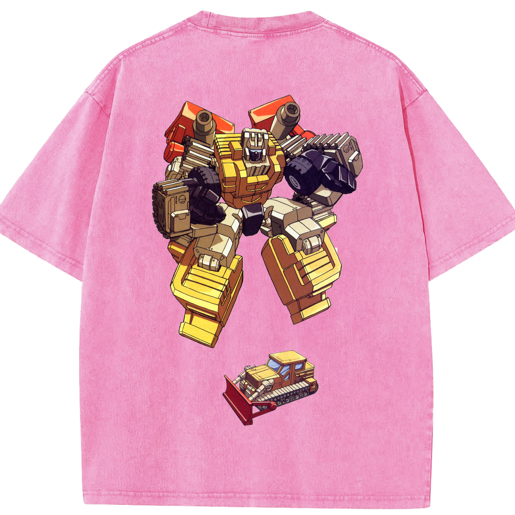 （画像用）  綿100% ヴィンテージ風 半袖Tシャツ（背面プリント）